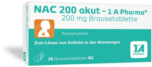 Nac 200 Akut 1a Pharma 20 Brausetabletten