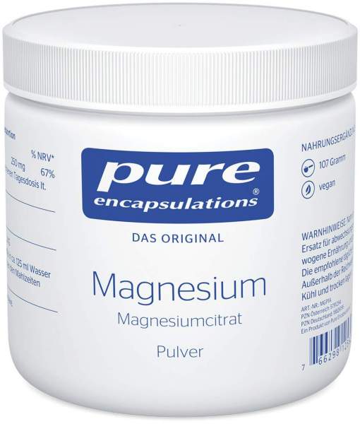 Pure Encapsulations Magnesium Magniumcitrat 107 G Pulver