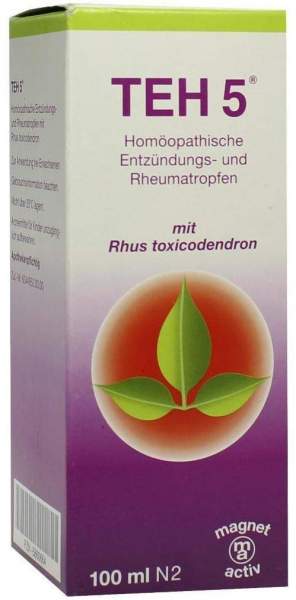 Teh 5 Tropfen Homöopatische Entzündungs- und Rheumatropfen 100...