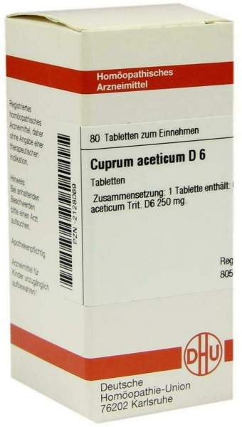 Dhu Cuprum Aceticum D6 Tabletten