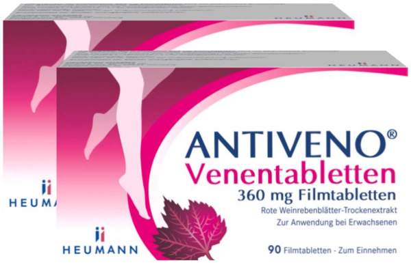 Antiveno® Venentabletten 360 mg 2 x 90 Filmtabletten