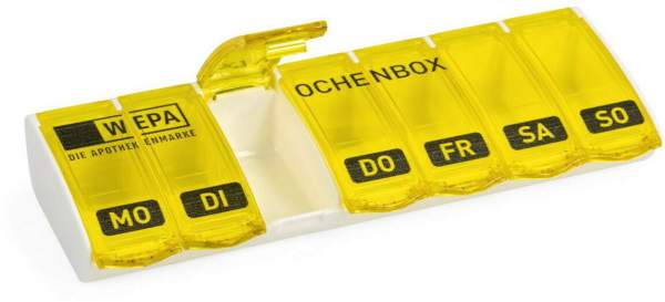 Wepa 1x7 Wochenbox Gelb + Uv-Schutz