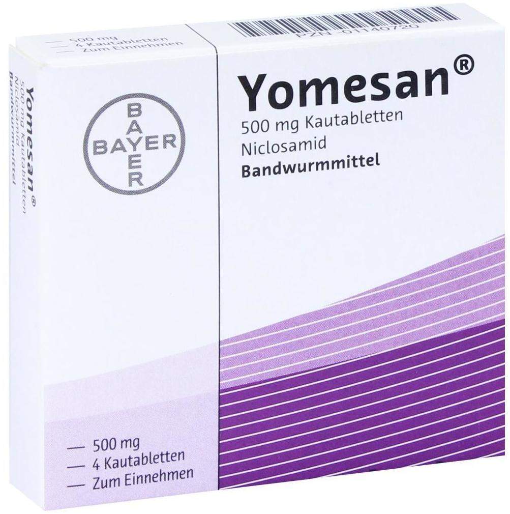 Yomesan Yomesan 500 mg 4 Kautabletten kaufen | Volksversand Versandapotheke