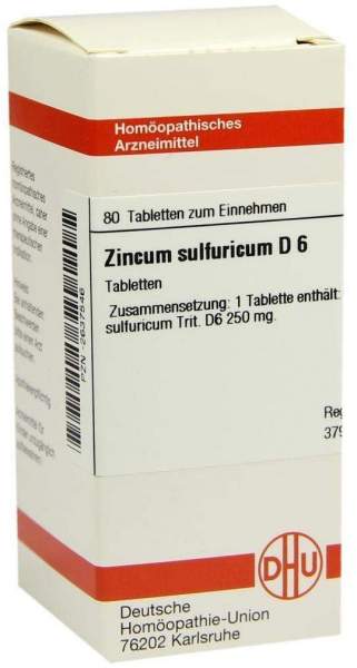 Zincum Sulfuricum D 6 Tabletten