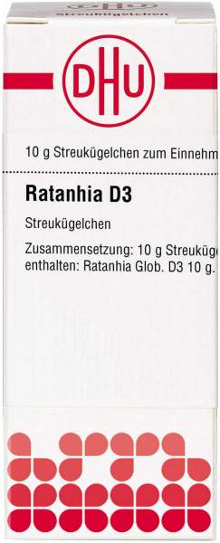 Dhu Ratanhia D3 Globuli 10 G