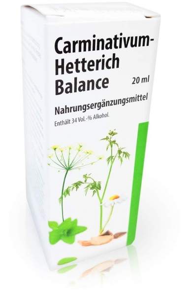 Carminativum Hetterich Balance Tropfen Z 20 ml