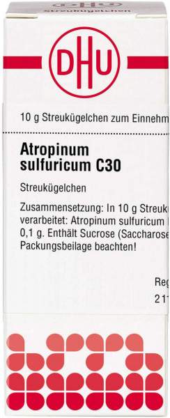 Dhu Atropinum Sulfuricum C30 Globuli 10 G