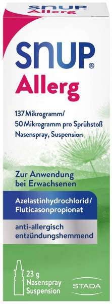 Snup Allerg Nasenspray mit Azelastin und Fluticason 23 g