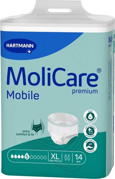 MoliCare Premium Mobile 5 Tropfen Größe XL 14 Stück