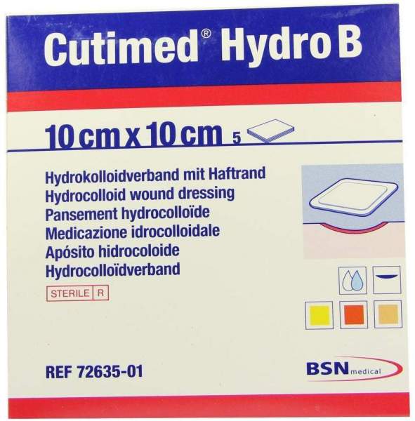 Cutimed Hydro B Hydrok.Ver.10x10 cm M.Haftr.