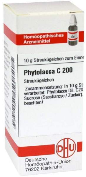 Dhu Phytolacca C200 10 G Globuli