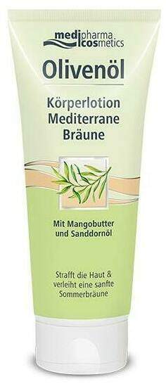 medipharma cosmetics Olivenöl 200 ml Körperlotion mediterrane Bräune