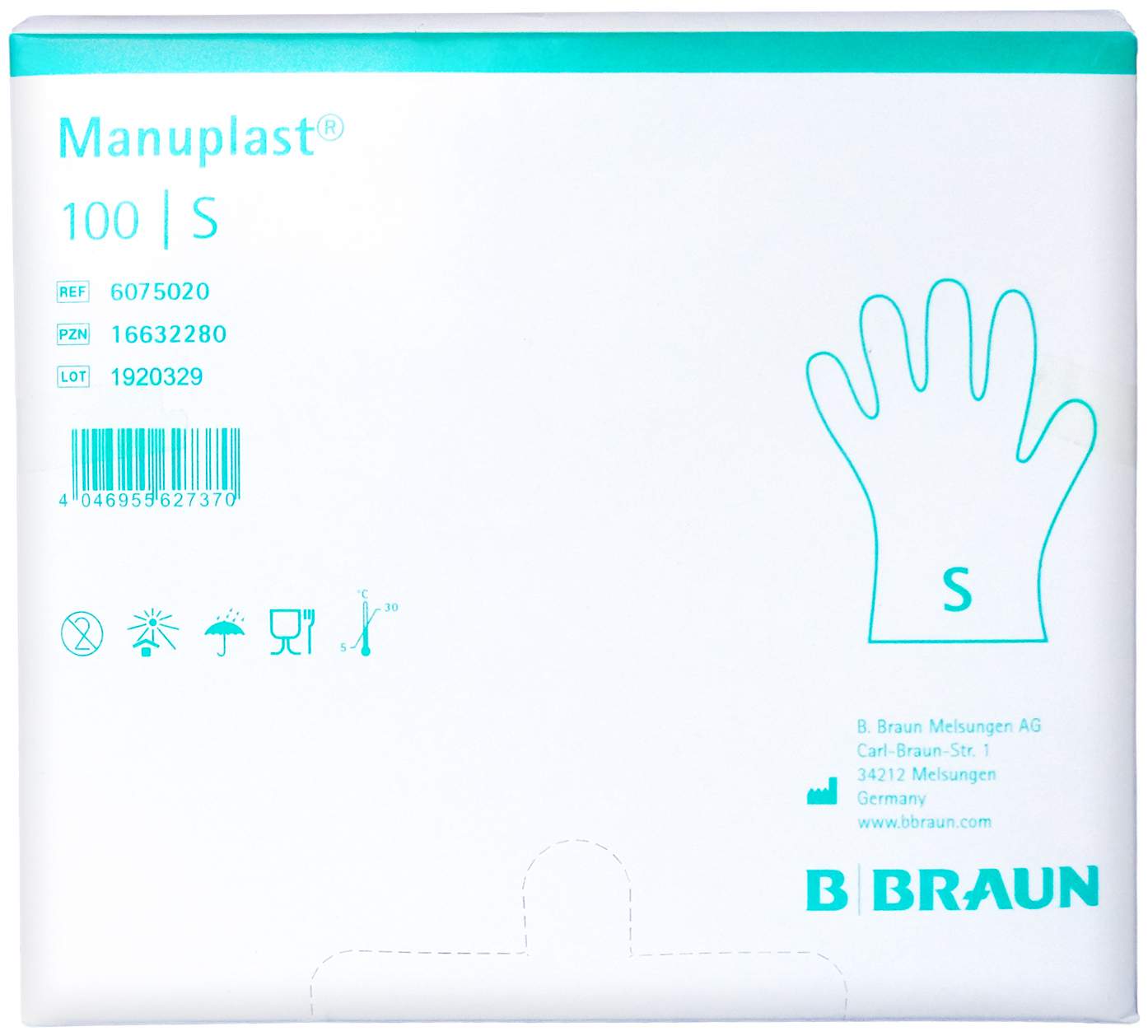 Efalock Professional Einmal-Handschuhe Herren, 1er Pack, (1x 100 Stück Efalock Professional Einmal-Handschuhe Herren, 1er Pack, (1x 100 Stück