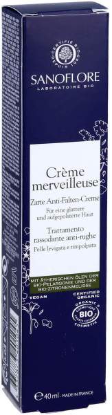 Sanoflore Merveilleuse Zarte Anti-Falten-Creme 40 ml