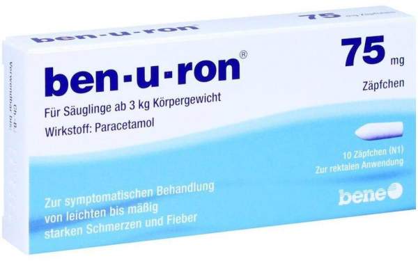 Ben U Ron 75 mg 10 Zäpfchen