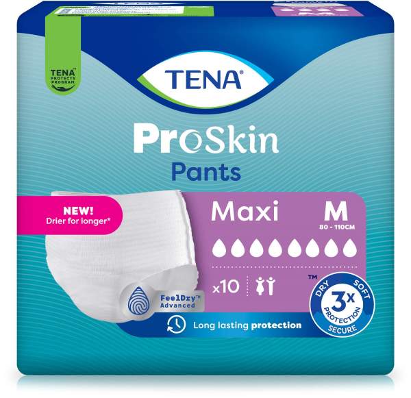 Tena Pants Maxi M Einweghose 10 Stück