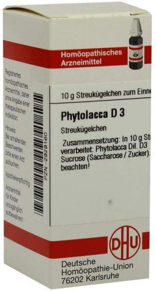 Dhu Phytolacca D3 10 G Globuli