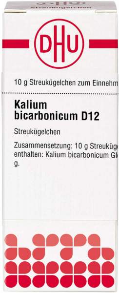 Dhu Kalium Bicarbonicum D12 Globuli 10 G