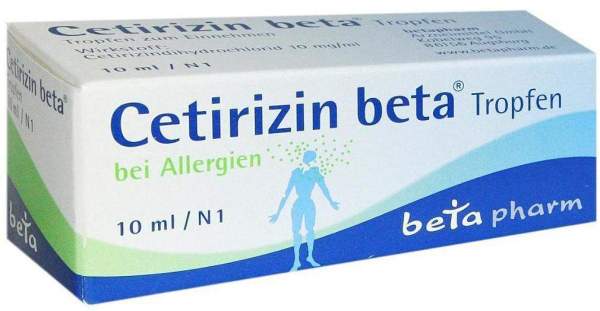 Cetirizin Beta 10 ml Tropfen