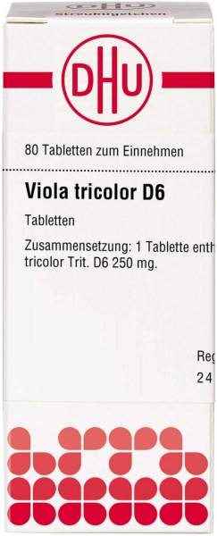 Dhu Viola Tricolor D6 80 Tabletten