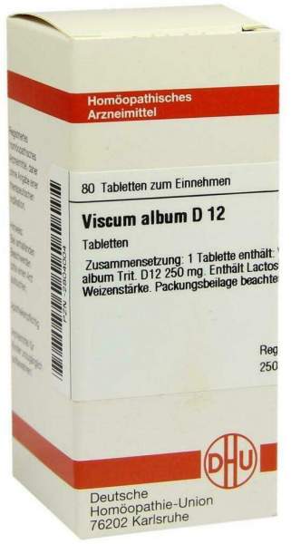 Dhu Viscum Album D12 80 Tabletten