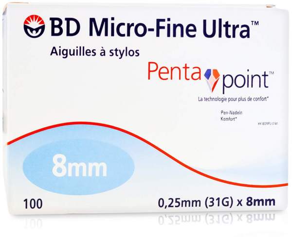 Bd Micro-Fine Ultra Pen-Nadeln 0,25x8 mm