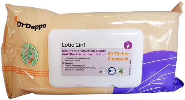 Desinfektionstücher Hände &amp; Fläche Lotio