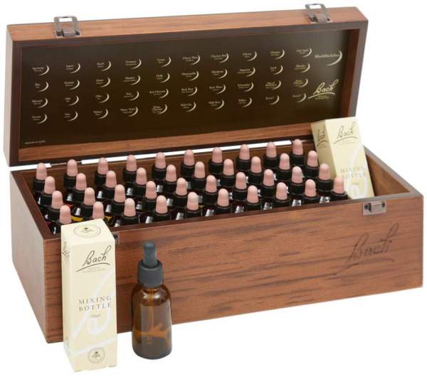 Original Bachblüten Professional Set 40 x 20 ml in Holzkiste