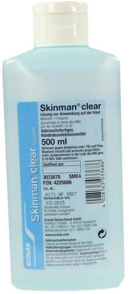 Skinman Clear Lösung