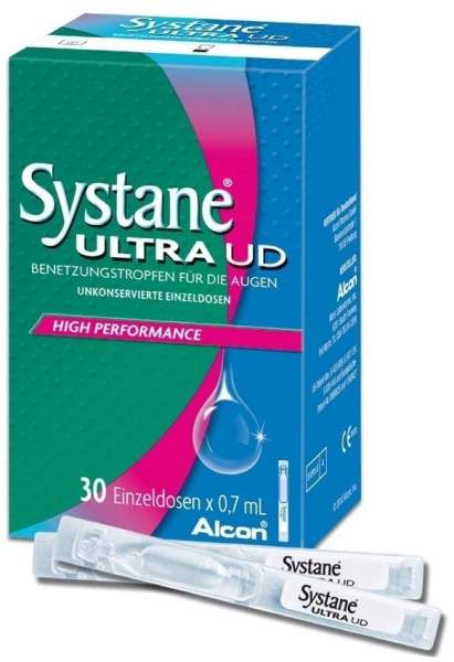 Systane Ultra UD Benetzungstropfen für die Augen 30 x 0,7 ml Augentropfen