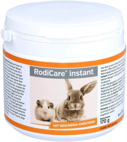 Rodicare instant Pulver f.Kaninchen,Nagetiere 170g
