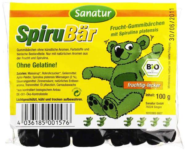 Spirubär Spirulina Gummibärchen 100 G