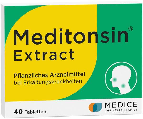 Meditonsin Extract pflanzliche Erkältungstabletten 40 Stück