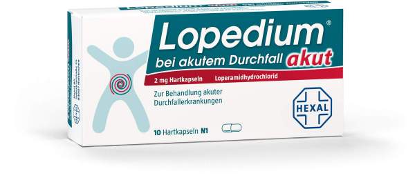 Lopedium akut bei akutem Durchfall 10 Kapseln