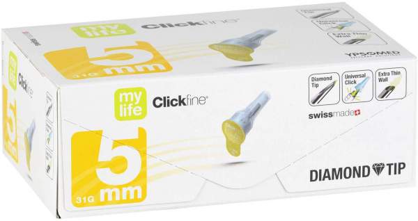 Mylife Clickfine Pen-Nadeln 5 mm 31 G 100 Stk