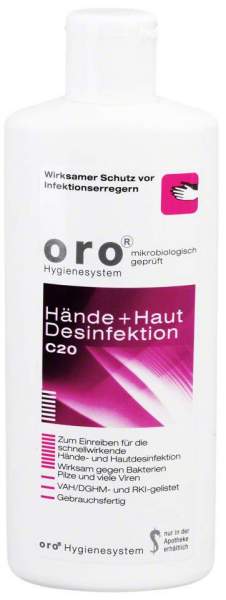 Oro C20 Hände + Hautdesinfektion 125 ml Lösung