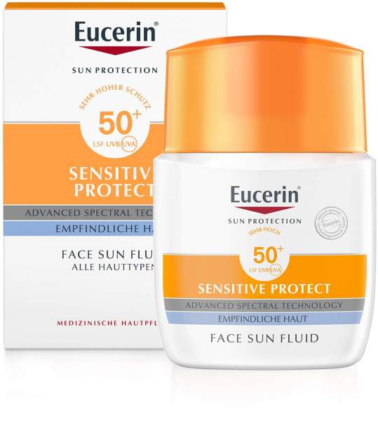 Eucerin Sun Sensitive Protect Face LSF 50+ 50 ml Fluid