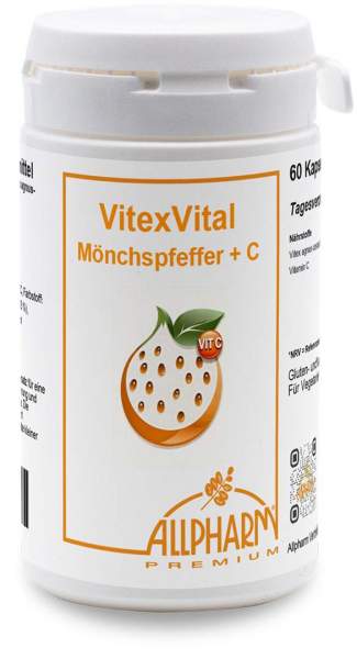 VitexVital Mönchspfeffer + C Allpharm 60 Kapseln