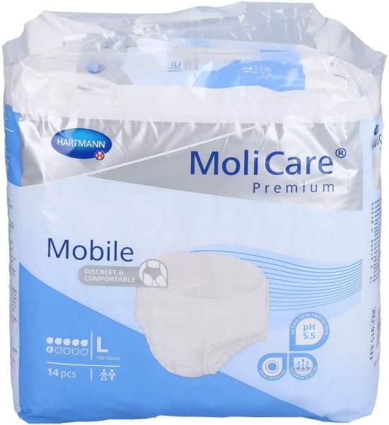 Molicare Premium Mobile 6 Tropfen Gr.L 4x 14 Stück