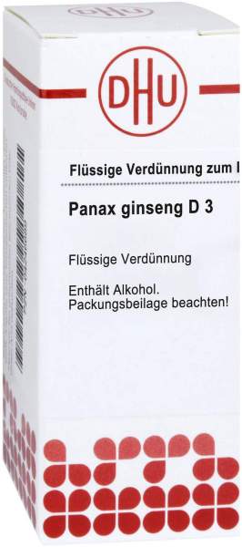 Panax Ginseng D 3 Dilution