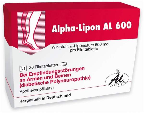 Alpha Liponsäure AL 600 30 Filmtabletten