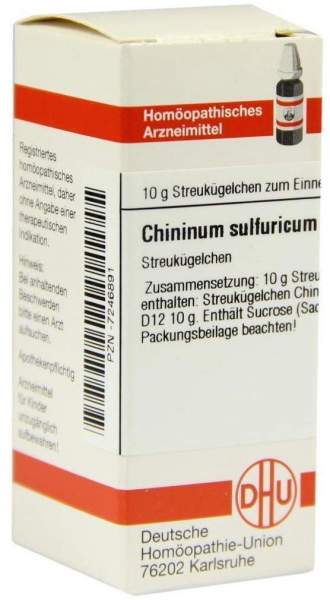 Chininum Sulfuricum D 12 Globuli