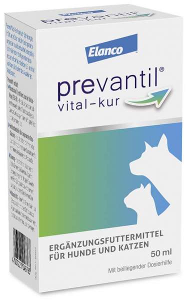 Prevantil Vital-Kur Suspension für Hunde und Katzen 50 ml