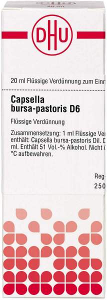 Dhu Capsella Bursa Pastoris D6 Dilution 20 ml
