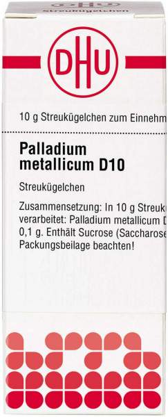 Dhu Palladium Metallicum D10 Globuli 10 G