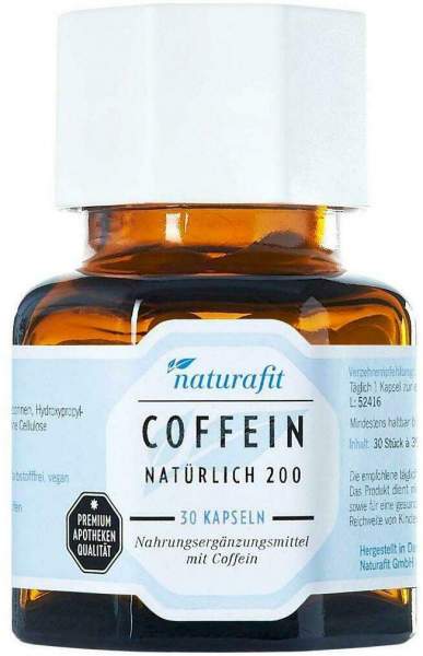 Naturafit Coffein Nat 200 Kapseln 30 Stück
