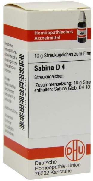 Sabina D 4 Globuli