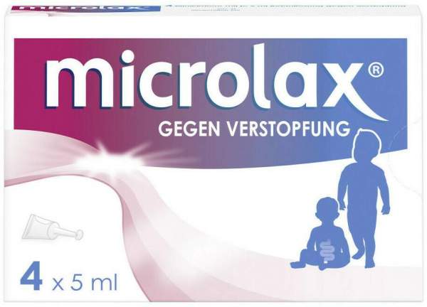 Microlax Rektallösung Klistiere mit kurzem Tubenhals 4 Stück