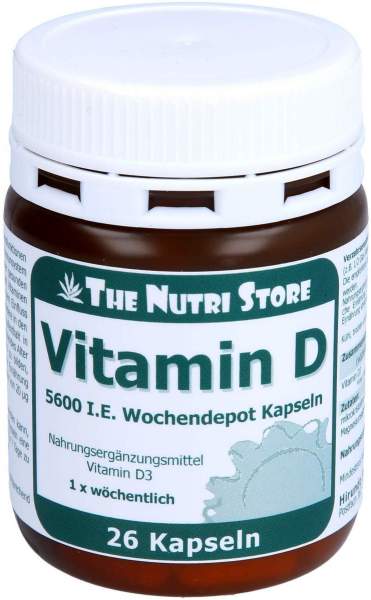 Vitamin D 5600 I.E. Wochendepot 26 Kapseln