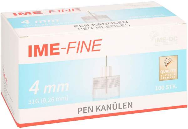 Ime Fine Universal 31 G 4mm Pen Kanülen